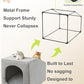Hovicaed Indoor Dog House for Extra Large Medium Small Sized Dogs - Dog Tent with Washable Removable Cover, Pet Orthopedic Dog Cave Bed Egg-Crate