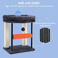 Hey-brother Cat Tree, Cat Scratching Posts with Bed, Sturdy Tower with Fully Sisal-Wrapped Columns and Plush Toy Ball for Indoor Kittens, 18.9 inches, Smoky Gray MPJ010SG