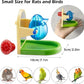 Rat Enrichment Toys, Interactive Foraging Toys For Rats, Intelligence Growth Rat Enrichment Puzzle Games, Treat Dispensing Slow Feeder for Rats Cage Toy, Bird Foraging Toy for Parakeet Conure (1Pcs)