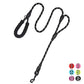 Plutus Pet Rope Dog Leash 6ft Long,Traffic Padded Two Handle,Heavy Duty,Reflective Double Handles Lead for Control Safety Training,Leashes for Large