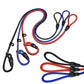 FOVRLZSE Upgraded Dog Slip Lead (3-Pack) Adjustable Nylon Lead for Dogs (Red/Black/Blue), Training Aid, Eco-Friendly Cotton Lining, Integrated