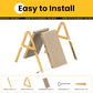 Cat Scratcher Cardboard with Wood Frame, 3-in-1 Vertical & Horizontal Scratching Pad, Reversible Cat Scratch Board, Durable Furniture Protector for Kittens & Small Cats
