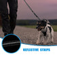 Raipult Tactical Dog Leash Heavy Duty, 4-6FT Shock Absorbing Bungee Leash with Quick Release Clip& 2 Handles, No Pull Waking Lead with Car Seatbelt