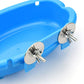 Mygeromon Bird Bath for Cage-Small Tub Bowl for Hang Inside Cage Birdbath Shower for Parrot/Parakeets/Cockatiels/Canary/Budgerigar (Blue)