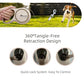 OUTnWILD Retractable Dog Leash - Tangle-Free 360° Design with Anti-Slip Handle | 16 ft Strong Nylon Tape | One Touch Quick-Lock Braking System | for