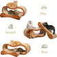 Simple Delxue Cat Scratcher, 2 in 1 Cat Scratching Board, Cat Cardboard, Scratch Lounger, Large, 27.56 x9.45 x8.86 inch
