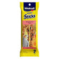 Vitakraft Crunch Sticks Cockatiel Treat Apricot Peach Flavor - Triple Baked Long Lasting Bird Treats with Natural Wood Chew Center for Beak Health and Enrichment - 3.5 oz.