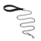 Heavy Duty Dog Leash,Metal Dog Chain Leash with Padded Handle for Large & Medium Size Dogs (6 ft. x 3.0 mm (25-120 lbs.))