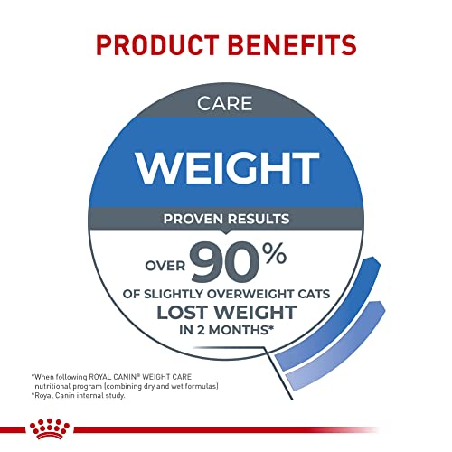 Royal Canin Feline Care Nutrition Weight Care Adult Thin Slices in Gravy Cat Food, 3 oz (Pack of 24)
