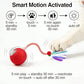 Interactive Cat Toys for Indoor Cats, Speedy Tail Cat Ball | 300mAh High-Capacity Battery, Controllable Chirping, Smart Electric Motion, Interactive