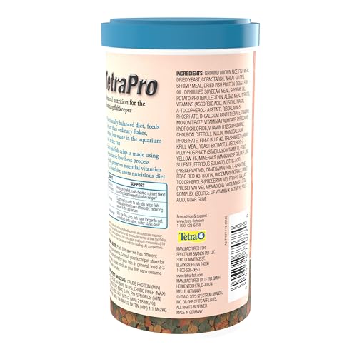 Tetra 77077 TetraPRO Goldfish Crisps for Fishes, 7.9 Ounce