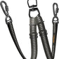 Double Dog Leash – Adjustable Length Long Leash for Dog Training – Dual Reflective Dog Leash with Non-Tangle Design – Heavy Duty Nylon and Metal
