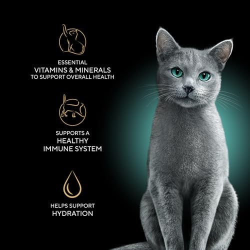 Sheba Perfect Portions Wet Cat Food Cuts in Gravy, Cat Food Wet Recipe, Sustainable Salmon Entree, 2.6 oz. Twin-Pack Trays (24 Count, 48 Servings)