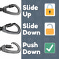 6 Foot Dog Leash, Two Extra Padded Handles, Locking Carabiner Clip, Reflective for Night Visibility, Weatherproof, Heavy Duty Rope Leash, Roam Gear