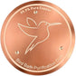Bird Bath Copper Disk, Copper Disc for Bird Bath 99.99% Pure 0.6 mm Thick with Triple-Point Support for Physical Safe Clean Water for Outdoor Birdbaths Bowl