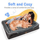 Washable Orthopedic Large Dog Bed - Removable Orthopedic Foam Dogs Beds with Bolsters Waterproof Large Dog Bed and Non-Slip Bottom Extra Large Dogs Beds Sofa