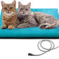 PETNF Outdoor Pet Heating Pad for Cats Dogs Waterproof Cat Warming Pad Outdoor Outside Safe Electric Heating Pad for Feral Cat House Heated Dog Bed Mat 20"X16"