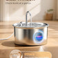 Cat Water Fountain Stainless Steel: Cat Fountain for Drinking - 88oz/2.6L Pet Water Fountain for Cats Indoor - Quiet Cats Water Bowl Dispenser - Pets Feeding & Watering Supplies - for Small Animals