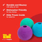 Chew King Fetch Balls Extremely Durable Natural Rubber Toy Pack of 3 - 3 inch Balls (CM-0263-CS01)