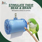 Sweet Feet & Beak Shred Master - Perfect Bird Cage Toy for All Birds - Shredding & Engagement - Safe, Non-Toxic, Easy to Install Parrot Cage Accessories - Small