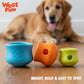 WEST PAW Zogoflex Toppl Interactive Treat Dispensing Puzzle Dog Toy for Mental Stimulation & Enrichment-Holds Kibble & Treats-Lickable, Freezable