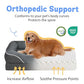 Washable Orthopedic Large Dog Bed - Removable Orthopedic Foam Dogs Beds with Bolsters Waterproof Large Dog Bed and Non-Slip Bottom Extra Large Dogs Beds Sofa