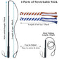 ASOCEA Dog Extendable Teaser Wand Pet Flirt Stick Pole Puppy Chasing Tail Interactive Toy for Small Medium Large Dogs Training Playing Exercise