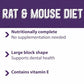 Mazuri | Pet Rat & Mouse Food | Rodent Pellet Blocks| 2 Pound (2 Lb.) Bag