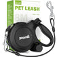 Pecute Retractable Dog Leash 26ft with Chew Proof Extender for 33-110 lbs | Heavy Duty Dog Leash Retractable for Large Biter with Poop Bag Holder