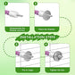 3 Pcs Bird Rope Perches Gradient Color, Bendable Parrot Bird Perch Rope Stand for Cage, Stand Climbing Stand Toy for Cockatiels, Lovebirds, Budgies, Parakeets (2 Short + 1 Long)