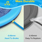 Peteast Splash Pad for Dogs & Kids - Anti-Slip Dog Pool for Large Dogs, 0.58 mm Thickened Durable Outdoor Water Play Mat, Summer Sprinkler Toy for Backyard (67in, Blue)