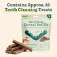 WOOF - Bite n' Brush Refills Treats for the Dog Toothbrush Toy - Scrub Plaque and Tartar from Your Dog's Teeth and Mouth - Dog Dental Sticks - Approximately 18 Refills - Beef