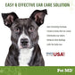 Pet MD Dog Ear Cleaning Wipes – Otic Cleanser for Dogs, Soothing Ear Care with Aloe Vera & Eucalyptus, Regular Wipes, 100 Count