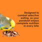 Kaytee Fiesta Parakeet Food, Nutritious and Fun Blend, Supports Skin, Feather, Digestion, Brain and Heart Health, 4.5 pounds