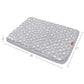 Waterproof Dog Bed Covers Replacement Washable Pet Hair Easy to Remove, Noiseless Quilted Puppy Pet Bed Cover Lovely Grey Star Print 27x36 Inches, for Dog/Cat, Cover Only