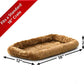 MidWest Homes for Pets QuietTime XXS Dog Bed – Cinnamon Faux Fur Bolster, Ultra-Soft and Machine Washable, Fits 18-Inch Crates and Carriers, for Small Dogs and Cats