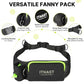 Hands Free Dog Leash for Medium Large Dogs, Waist Support Padded Bungee Dog Running Leash with Reflective Stitching for Walks, Jogging, Running