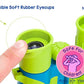 Binoculars for Kids, Girls or Boys Real Kids Binoculars in Vibrant Green Blue - Includes Sticker Book with 40 Bird Species - Small Toys for Toddlers