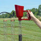 Bird Seed Scoop, Quick Release Plastic Scoop for Ease in Filling Bird Feeders, Holds 4 Cups of Seed