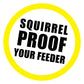 Scram, Squirrel by Slinky, Squirrel-Proof Bird Feeder Accessory that Guards Bird Seed, Kids Toys for Ages 5 Up by Just Play