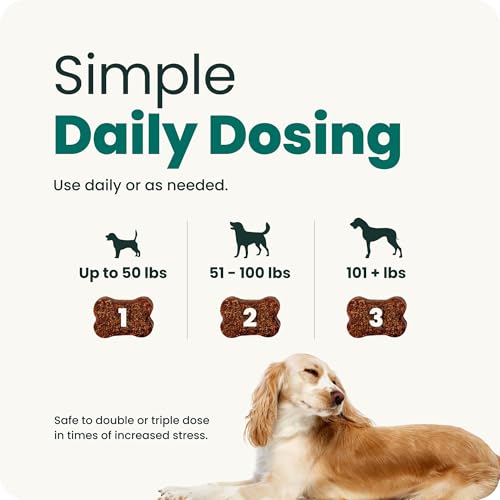 VetriScience Calm & Confident Chews, Composure Clinically Tested Calming and Anxiety Supplement for Dogs, Reduce Stress and Fear, Ideal for