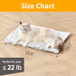 Self Warming Cat Bed, 24" x 18" Ultra Soft Cat Dog Pet Heating Pad for Indoor Outdoor, Non-Slip Heated Cat Mat Thermal Blanket