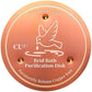 Bird Bath Copper Disk, 99.99% Pure Copper Cleaning Disk, Natural Cleaning Solution for Outdoor Birdbath, Helps Extend time Between birdbath Cleaning, Fit for Outdoor Birdbaths, Bowl