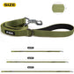 Fida 4 FT Heavy Duty Dog Leash with 2 Comfortable Padded Handles, Traffic Handle & Advanced Easy Snap Hook, Reflective Walking Lead for Large, Medium
