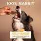 Smart Cookie Single Ingredient Rabbit Jerky Dog Treats - Training Treat Strips for Dogs and Puppies with Allergies, Sensitive Stomachs - Dehydrated, 100% Meat, Grain Free, Made in USA - 3oz, Pack of 1