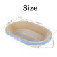 Cat Scratcher, 23.6x14.9 inches Cardboard Cat Scratchers for Indoor Cats, Large Cat Scratching Board, Oval Cat Scratch Pad Bed with Catnip