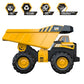 Cat Construction Toys, Steel Dump Truck 16" - Real Steel Body, Working Dump Bed, Oversize All-Terrain Wheels, Heavy-Duty Construction Vehicle for Indoor/Outdoor Play, Kids Ages 3 +