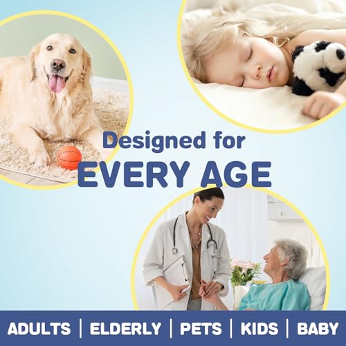 Tear-Resistant Disposable Bed Pads 36" x 36" 50 Count Super Absorbent Underpads, Chux Thicker Extra Large Incontinence Bed Pads, Pee Pads for Adults, Kids, Elderly, Pets
