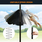 Oversized 21 Inch Metal Squirrel Baffle, Chew-Proof Weatherproof Squirrel Guard for Bird Feeder Pole and 4x4 Post, Outdoor Hanging Squirrel Proof Baffle, Black