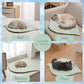 Cat Cooling Mat Cat Leaf Bed Mat Comfortable Soft Fabric Breathable Cozy for All Seasons 26.5"x20.5" Ideal for Cats Small Pets
